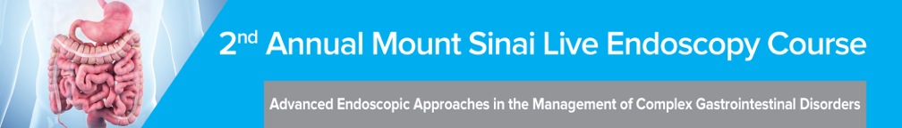 2nd Annual Mount Sinai Live Endoscopy Course Banner